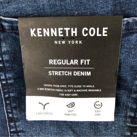 Kenneth Cole Today is your day SLIM-FIT RECYCLED STRETCH DENIM JEANS Size 44X30 - Picture 11 of 12